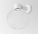 Besa Sultana Wall Wall Sconce in White (74|SULTANA-G-WALL-LED-WH)