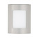 Besa Outdoor Sconce Moto 13 Square Outdoor Lantern in Brushed Aluminum (74|MOTO13SQ-WA-SL)