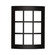 Besa Outdoor Sconce Moto 11 Grid Outdoor Lantern in Black (74|MOTO11GR-WA-BK)