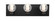 Besa Boca 3 Vanity Vanity in Black (74|3WF-BOCACL-BK)