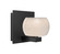 Besa Keno Vanity One Light Wall Sconce in Black (74|1WF-KENOWH-BK)