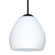 Besa Bolla Pendant One Light Pendant in Black (74|1BC-412207-BK)