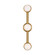 Nodes Three Light Vanity in Burnished Brass (454|KWL1173BBS)