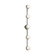 Nodes Five Light Vanity in Polished Nickel (454|KWL1165PN)