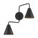 Two Light Wall Sconce in Matte Black (446|M90111MBK)