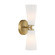 Two Light Wall Sconce in Natural Brass (446|M90109NB)