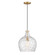 One Light Pendant in Natural Brass (446|M7053NB)