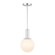 One Light Pendant in Chrome (446|M7050CH)
