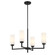 Four Light Chandelier in Matte Black (446|M100129MBK)