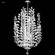 Florale Eight Light Chandelier in Gold (64|94460G22)