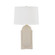 Leeston One Light Table Lamp in Aged Brass/Ceramic Moonstone Sand (70|L4127-AGB/CMS)