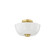 Dove One Light Flush Mount in Aged Brass (70|5215-AGB)