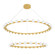 Linus LED Chandelier in Vintage Brass (68|484-61-VB)