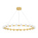 Linus LED Chandelier in Vintage Brass (68|484-45-VB)