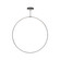 Cirque LED Pendant in Black (347|PD82560-BK-UNV-010)