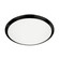 Malta LED Flush Mount in Black (347|FM1515-BK-5CCT)