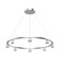 Dune LED Chandelier in Brushed Nickel (347|CH19933-BN-UNV)