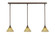Stem Three Light Linear Pendalier in Bronze (200|36-BRZ-9415)