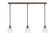 Stem Three Light Linear Pendalier in Bronze (200|36-BRZ-500)