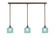 Stem Three Light Linear Pendalier in Bronze (200|36-BRZ-4615)