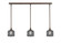 Stem Three Light Linear Pendalier in Bronze (200|36-BRZ-4612)
