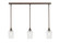Stem Three Light Linear Pendalier in Bronze (200|36-BRZ-4250)