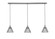 Stem Three Light Linear Pendalier in Brushed Nickel (200|36-BN-9185)