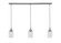 Stem Three Light Linear Pendalier in Brushed Nickel (200|36-BN-3002)