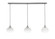 Stem Three Light Linear Pendalier in Brushed Nickel (200|36-BN-212)