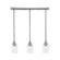 Stem Three Light Linear Pendalier in Brushed Nickel (200|25-BN-300)