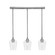 Stem Three Light Linear Pendalier in Brushed Nickel (200|25-BN-210)