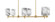 Franklin Six Light Island Pendant in New Age Brass (200|1226-NAB-549)