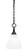 Chain One Light Mini Pendant in Matte Black (200|11-MB-4761)