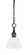 Chain One Light Mini Pendant in Matte Black (200|11-MB-4760)
