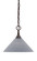 Chain One Light Mini Pendant in Dark Granite (200|11-DG-4002)