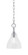 Chain One Light Mini Pendant in Chrome (200|11-CH-4760)
