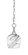 Chain One Light Mini Pendant in Brushed Nickel (200|11-BN-4819)