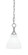 Chain One Light Mini Pendant in Brushed Nickel (200|11-BN-4761)