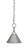 Chain One Light Mini Pendant in Brushed Nickel (200|11-BN-421-BN)