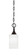 Chain One Light Mini Pendant in Black Copper (200|11-BC-3001)