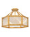 Sura LED Semi-Flush Mount in Distressed Brass (13|47461DA)