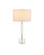 Deville Table Lamp One Light Table Lamp in Clear / Antique Brass (142|6000-0971)