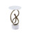 Ruban Accent Table in Antique Brass/Natural (142|4000-0196)