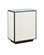 Lacquer Side Table in White/Black/Clear (142|3000-0313)
