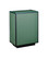 Lacquer Side Table in Green/Black/Clear (142|3000-0312)