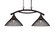 Bow Two Light Island Pendant in Dark Granite (200|872-DG-808-DG)