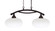 Bow Two Light Island Pendant in Dark Granite (200|872-DG-216)