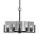 Atlas Five Light Chandelier in Matte Black (200|4505-MB-542)
