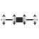 Holton Four Light Bathroom Vanity in Matte Black (51|8-3024-4-BK)