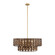 Silencio Seven Light Pendant in Riviera Brass (51|7-9284-7-220)